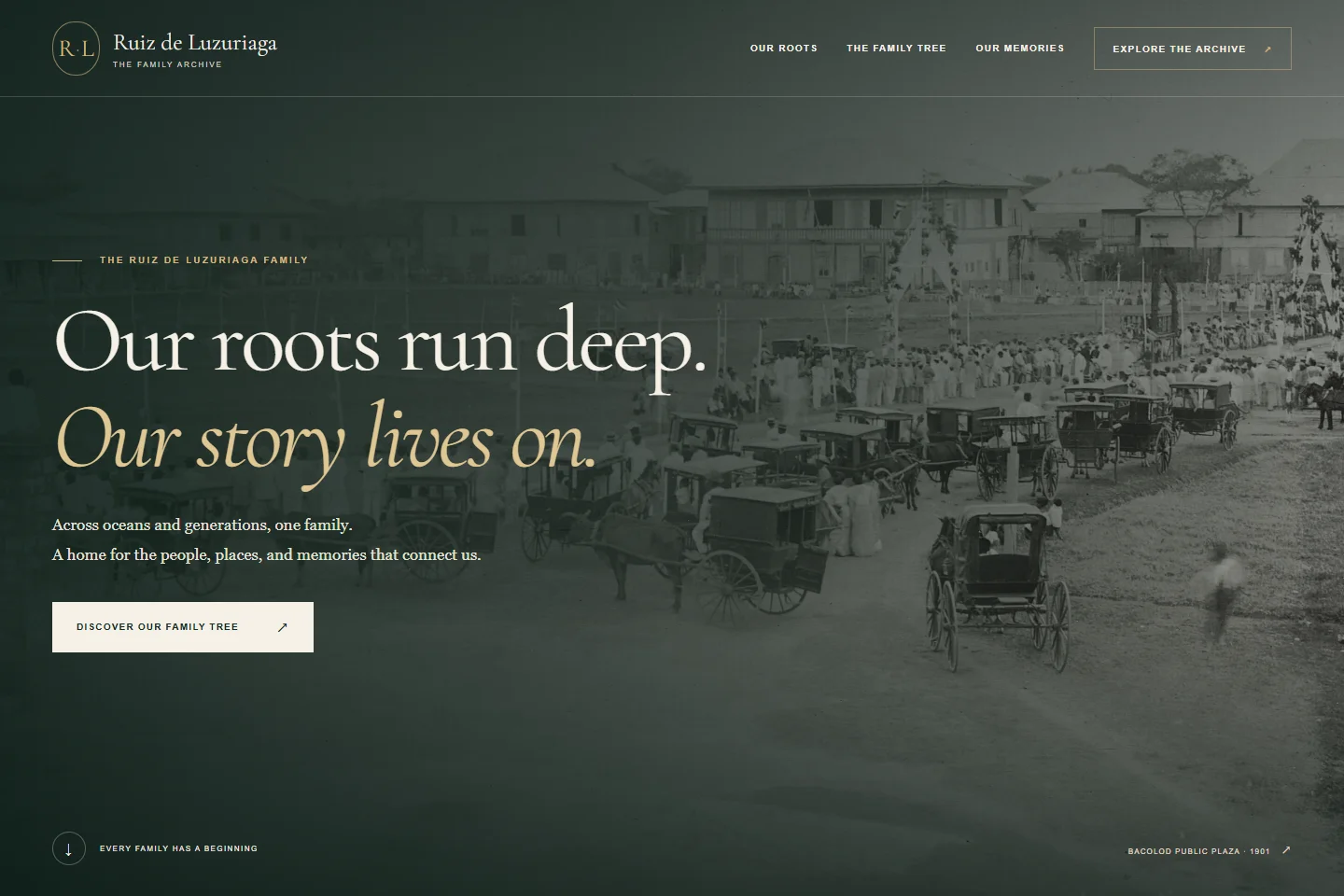 Public homepage of RdeL / Ruiz de Luzuriaga