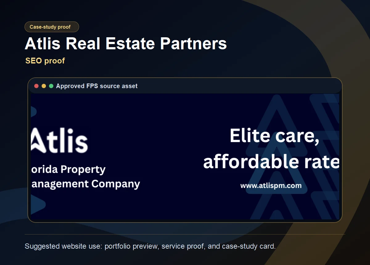 Atlis Real Estate Partners approved FPS case-study card.